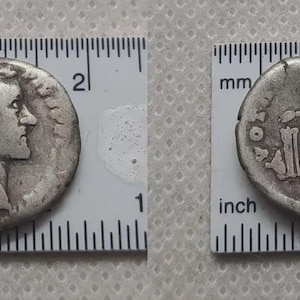 Vesta – Silver Denarius – Antoninus Pius 138–161 AD – Ancient Roman Coin – Authentic Imperial Silver –  Authentic Roman Empire Antique #92