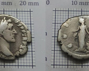 ANNONA – Denario de Plata – Antonino Pío 138–161 d. C. – Moneda Romana Antigua – Auténtica Plata Imperial – Auténtica Antigüedad del Imperio Romano n.° 81