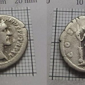 Fortuna – Silver Denarius – Antoninus Pius 138–161 AD – Ancient Roman Coin – Authentic Imperial Silver – Authentic Roman Empire Antique #107