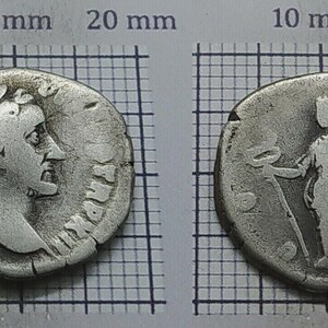 Felicitas – Silver Denarius – Antoninus Pius 138–161 AD– Ancient Roman Coin – Authentic Imperial Silver– Authentic Roman Empire Antique #115