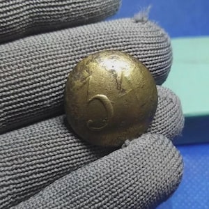 Russian Empire Military Button #34 – 1829–1862 – Antique Imperial Army Uniform #437