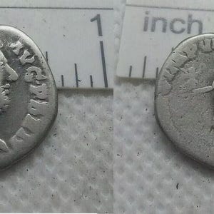 Victory- Antique Roman silver coin denarius –Emperor Commodus (177–192 AD)– Ancient Roman Empire Collectible, Authentic Imperial Silver #133