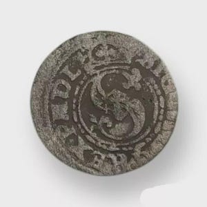 Original Medieval Silver Solidus – Sigismund III Vasa – Poland–Lithuania – 16th–17th Century Coin   #432