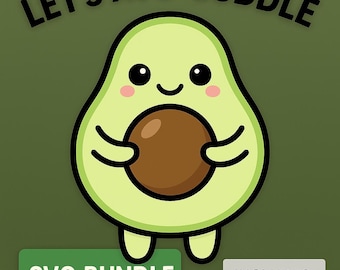 Ensemble SVG avocat kawaii – Jeu de mots amusant, usage commercial