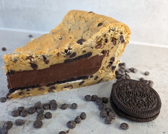 Luxury Deep Filled Cookie Pie (Vegan/Biscoff/Chocolate)