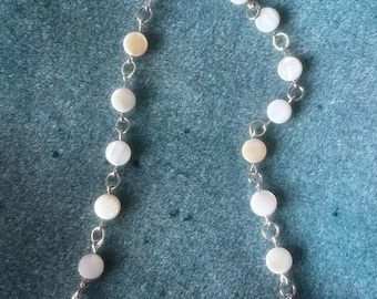 Faux pearl necklace