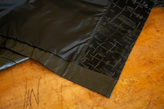 Black Leather 80's Jacket - image 9