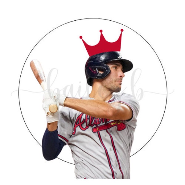 Matt Olson King Button | Gameday Button | Braves Baseball | Go Braves