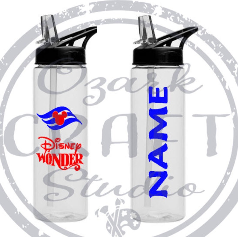Disney Cruise Line Inspired Sport Water Bottle 24 oz Fish Etsy