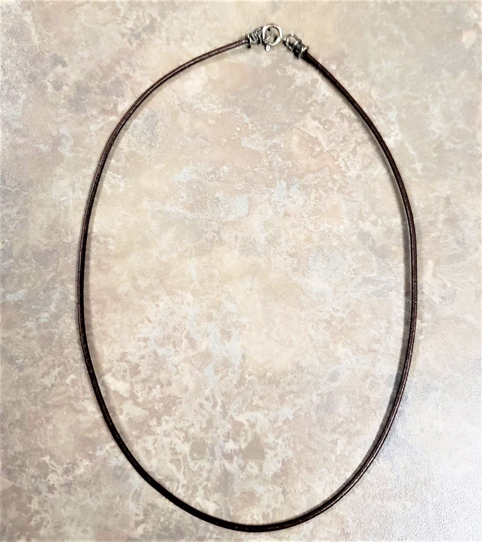 Brown Leather Neck Cords Choose Your Size, Leather Necklace,leather