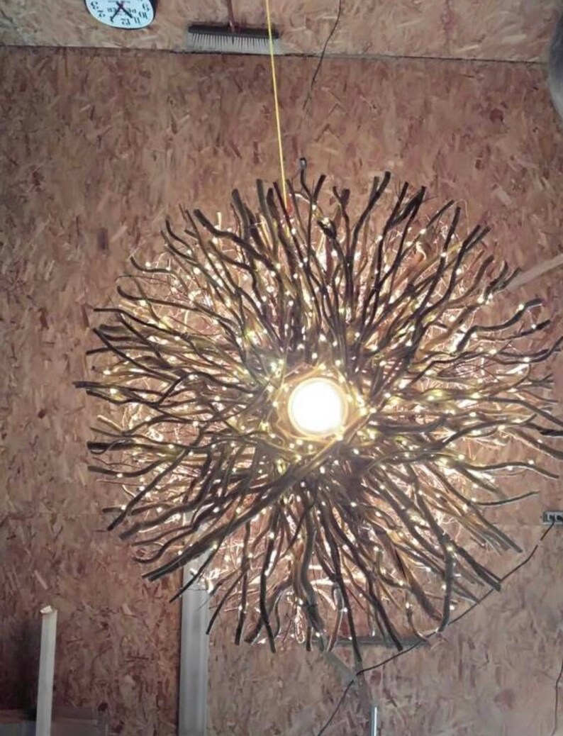 The Empress Honeysuckle Vine Light Rustic Coastal Etsy