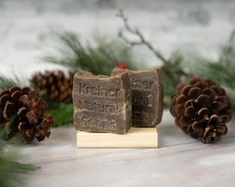 Pine Tar Soap with Tallow, Olive Oil for All Skin