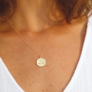Astrology Coin Necklace