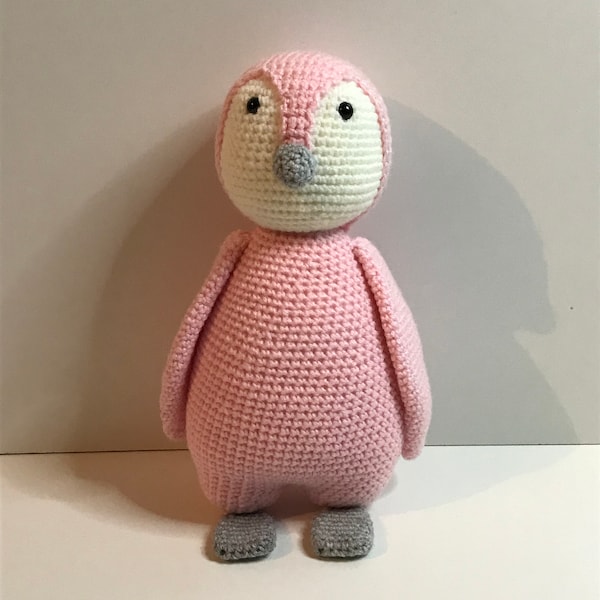 Kuscheltier Pinguin – 25 Cm, Rot, Superweich Aus Plüsch & Baumwollfüllung