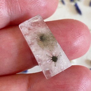 Star Hollandite Quartz Cabochon - Hollandite Quartz for Jewelry Making - &quot;Soot Sprite&quot; Quartz - Spider Quartz Cabochons - RARE - USA SELLER