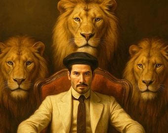 Personalized Renaissance Portrait - Historical Royal Art Commission - Poster Print & Canvas Print