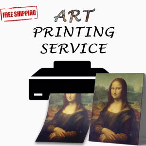 Canvas - Serviço de impressão de arte de pôster - Frete grátis