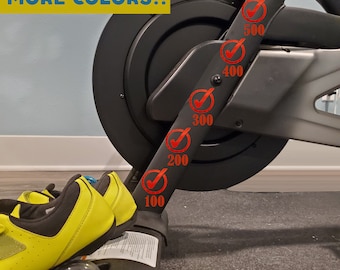 Peloton Milestone Stickers for Bike & Tread | Century Ride Decals | Indoor Cycling Achievement Stickers | Peloton Gift for Cyclist | Tread
