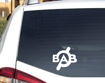 BABs of Peloton Car Decal, Custom Vinyl Bumper Sticker