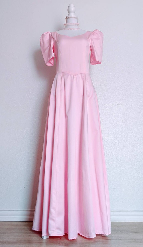 Vintage 1980s Pretty in Pink Dress