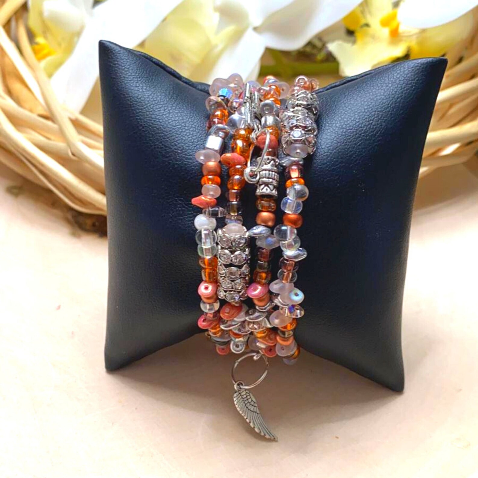 Expensive looking custom Beaded bracelets with adorable Etsy