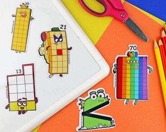 Numberblocks Magnetic Set 1 to 100 and Multiplication