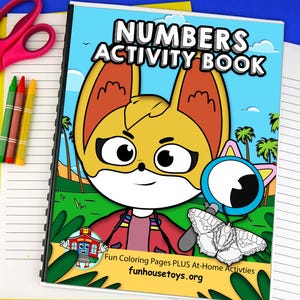 Criaturas para colorear: actividad con números para jardín de infantes y preescolar: aprenda todo sobre los números y las matemáticas