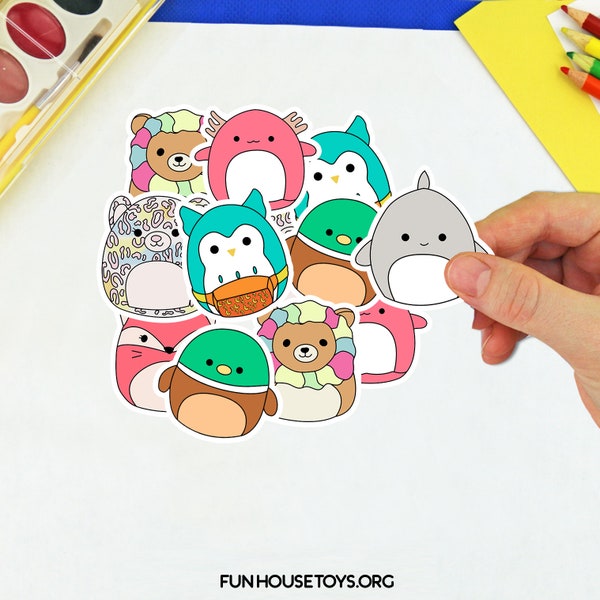 Squishmallow Party Sticker Etsy Squishmallow Party Sticker Etsy