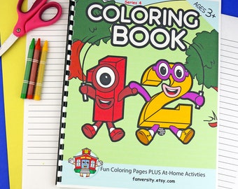 Numberblocks 11 20 Coloring Pages - Etsy