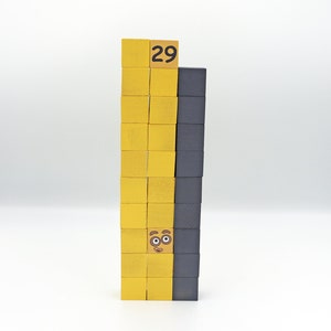 Number 26 to 30 Blocks Stackable Wooden Blocks - Etsy