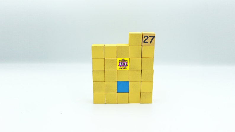 Number 26 to 30 Blocks Stackable Wooden Blocks - Etsy