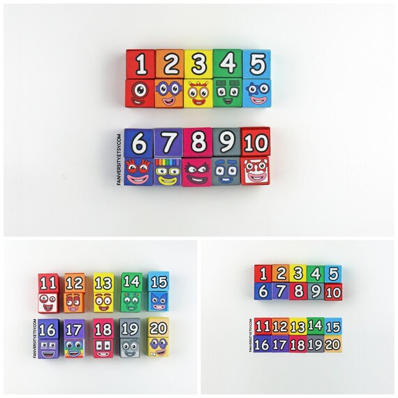 Numberblocks 21 30 Blocks Stackable Wooden Blocks -  Hong Kong