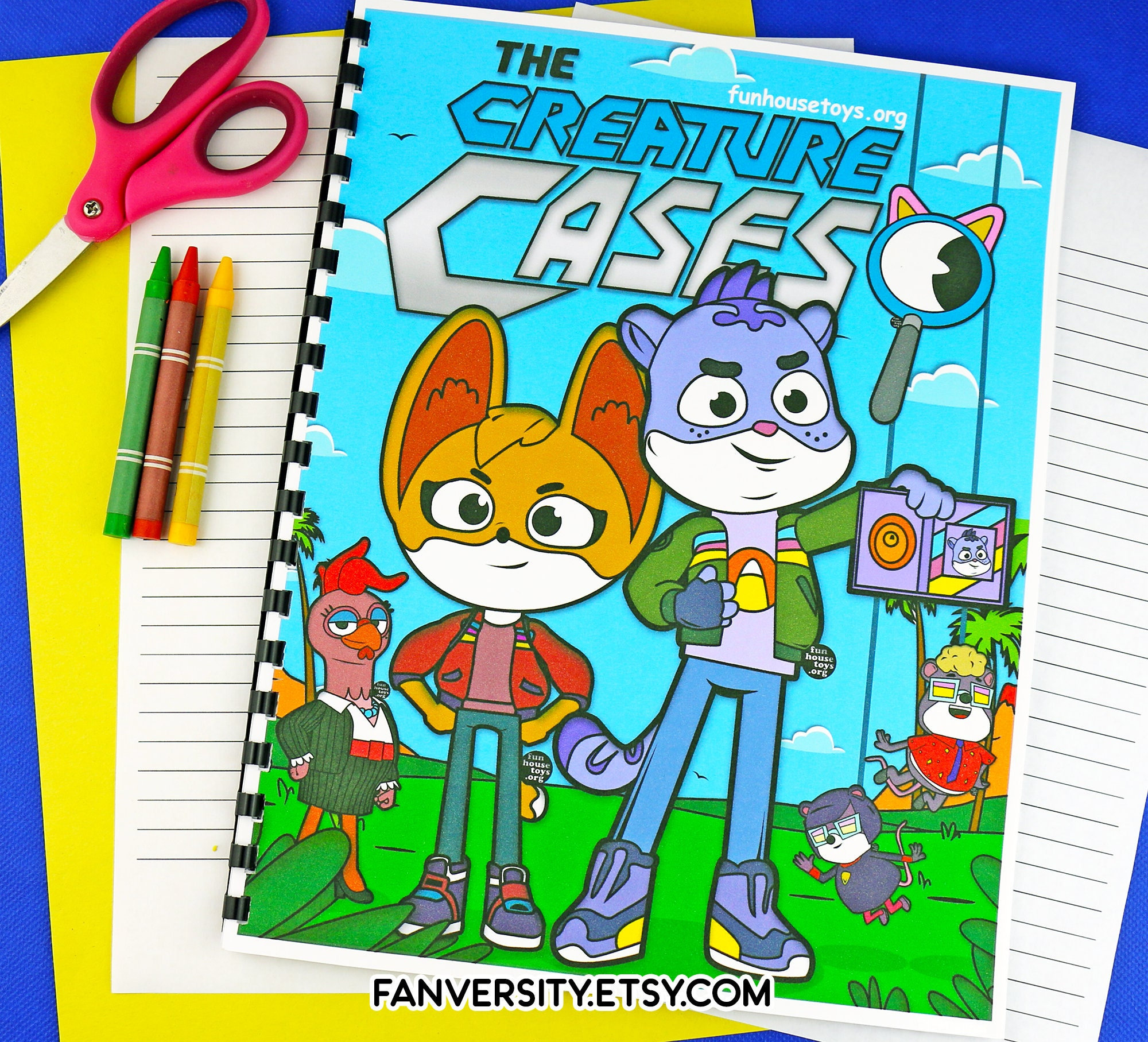 creature-cases-coloring-book-animal-coloring-for-1st-grade-etsy-uk