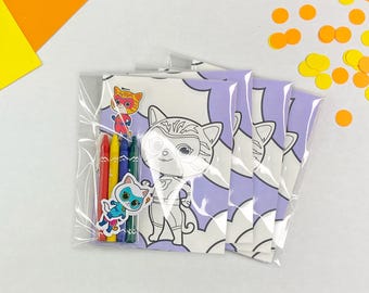 Kitties Coloring Activity Set - Party Favor for Birthday Celebration