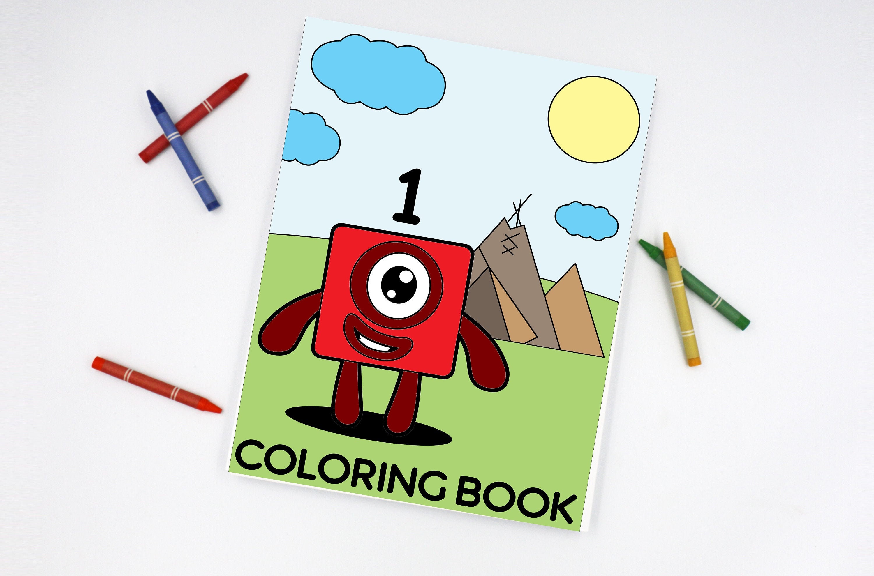 Numberblocks Coloring Book 1 to 10 Coloring Pages as Instant | Etsy