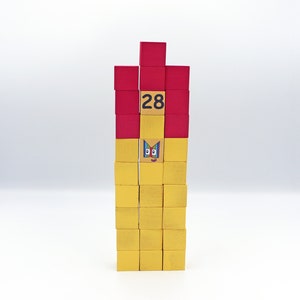 Number 26 to 30 Blocks Stackable Wooden Blocks - Etsy