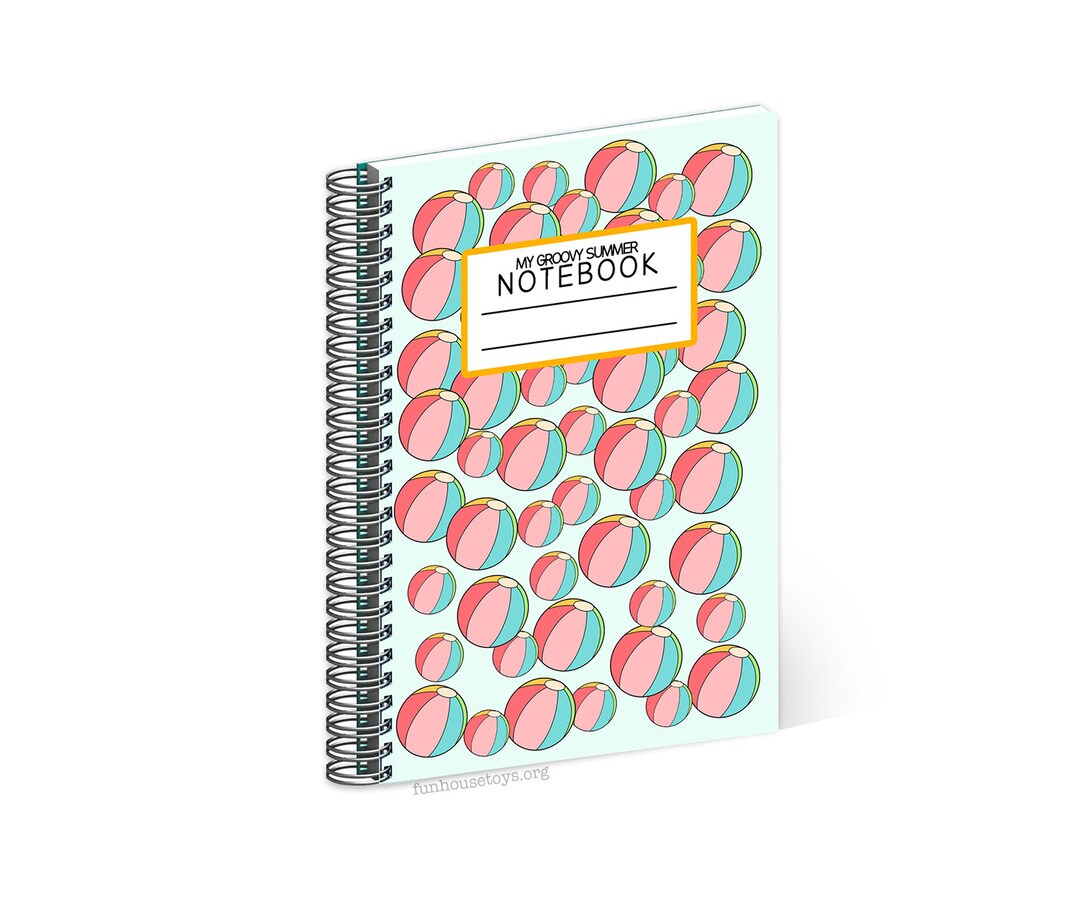 Beach Ball Notebook - Etsy