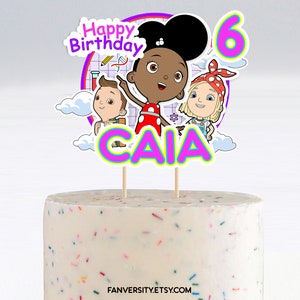 Ada Twist Cake Topper - Scientist Birthday Party, Party Supply, Ada Birthday