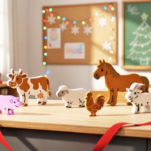 Fattoria con animali impilabili – Apprendimento pratico e gioco STEM per bambini - Montessori