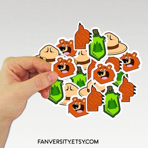 Grizzy and Forest Ranger Confetti for Kids - Birthday Party Decorations