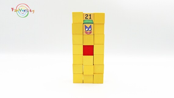 Numberblocks 21 30 Blocks Stackable Wooden Blocks -  Hong Kong