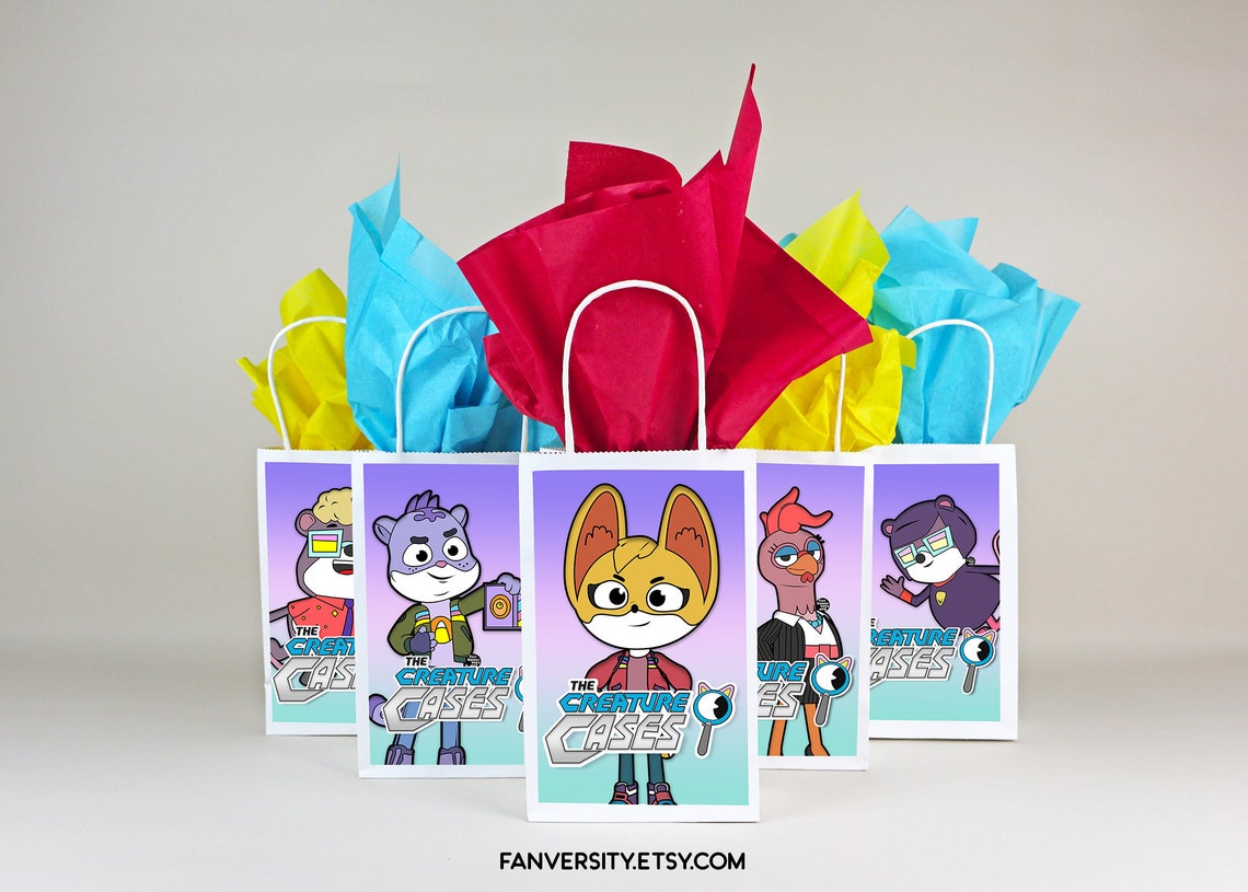 Creature Cases Party Supply Creature Cases Birthday Party Etsy