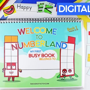 Numberland Busy Binder: Math Activity Book for Pre-K/Kindergarten (Digital Download)