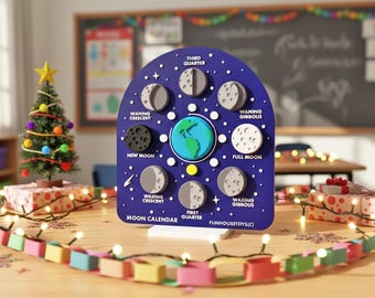 Moon Phase Puzzle – Build, Learn & Display – Hands-On Astronomy Learning Tool - STEM For Kids