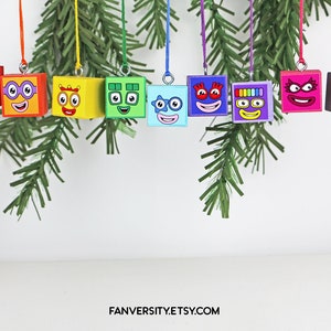 Number 1 to 20 Christmas Ornaments