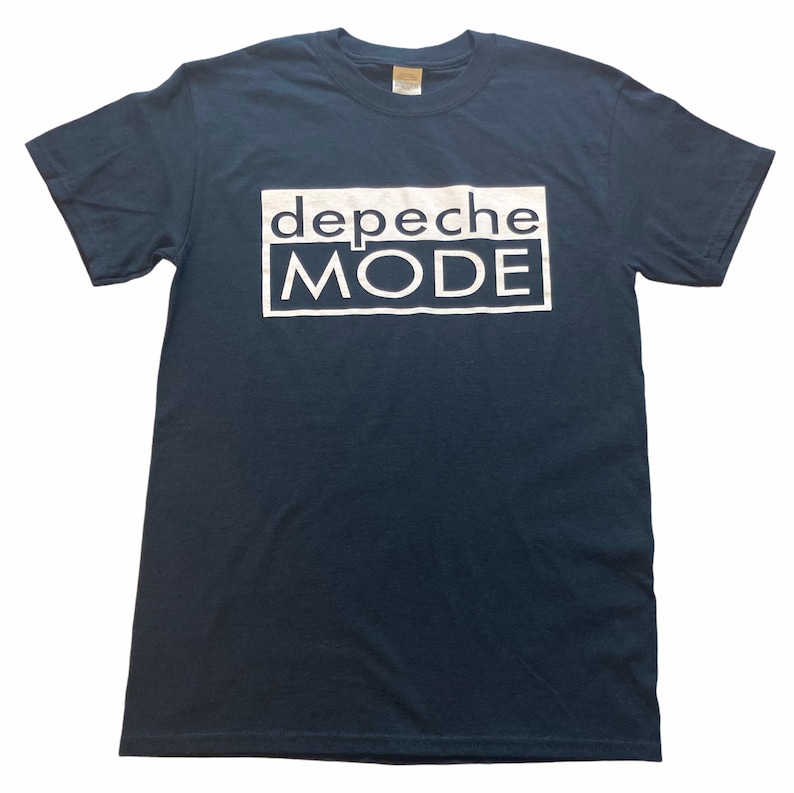 Depeche Mode Black Tshirt Etsy