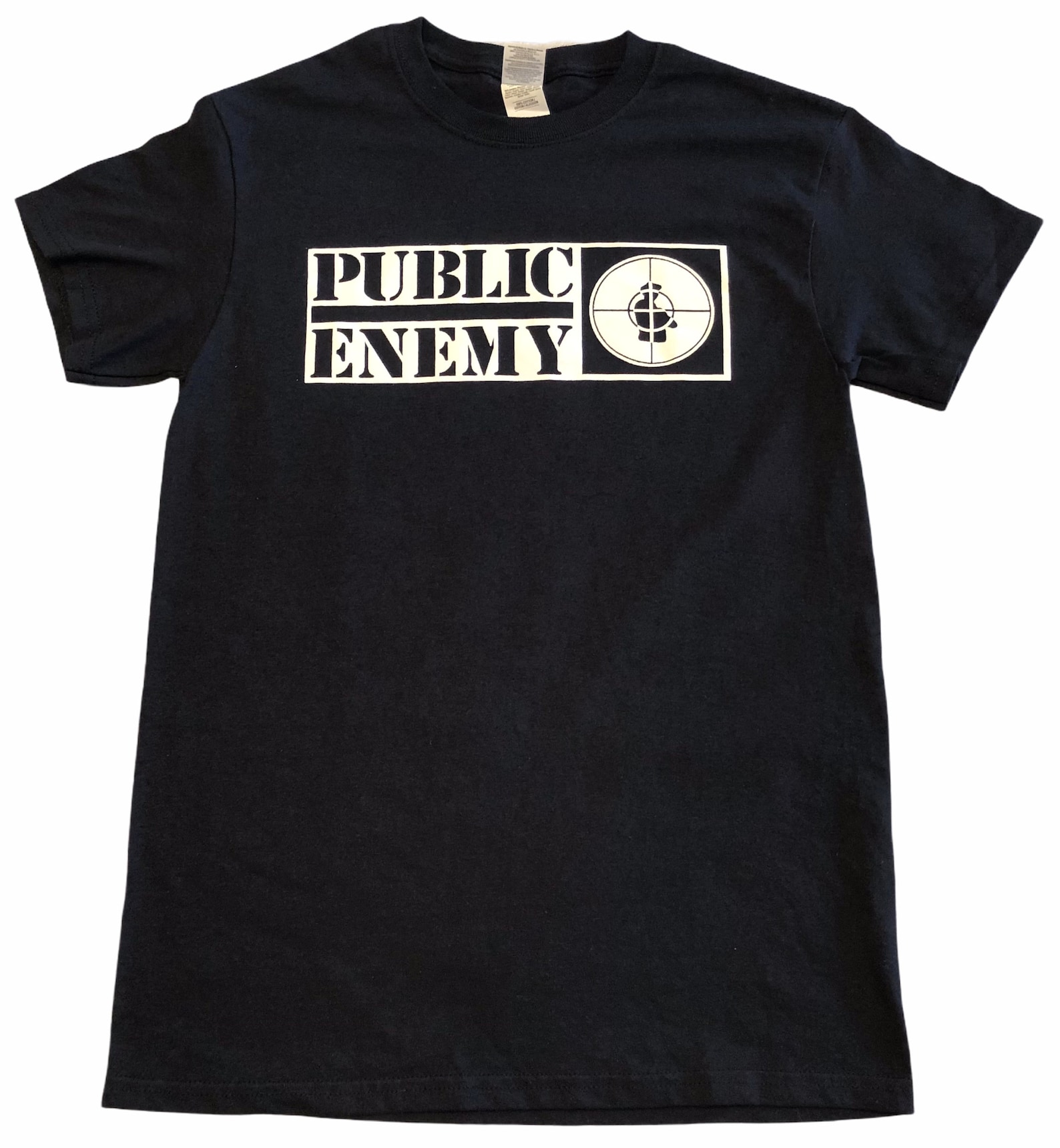 Public Enemy Logo Black Tshirt Etsy