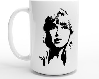 Taylor Swift White 15oz Ceramic Mug