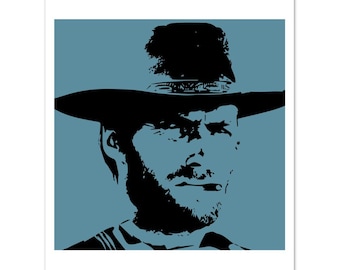 Clint Eastwood Premium Matte Paper Poster