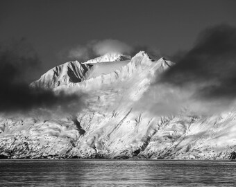 Ocean Mountain Peaks, Aialik Bay Kenai Fjords National Park Alaska | Fine Art Landscape Photography | Print, Canvas, Metal | Home Wall Decor